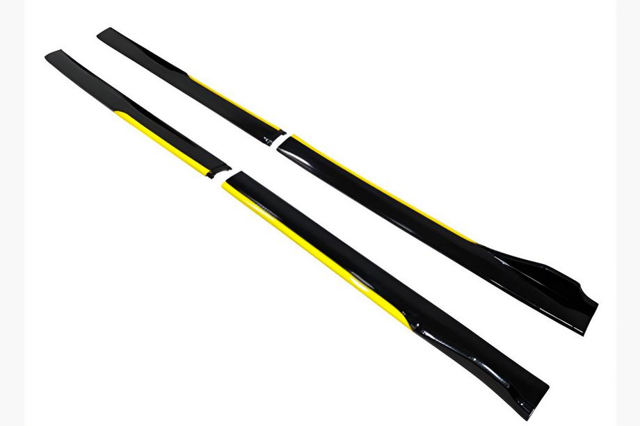 Univerzální prahové nástavce na boční prahy Niken Yellow (ABS) (4 ks) Fotografie 1