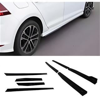 Boční prahy DPT V-3 (černý lesk) Volkswagen Golf 7/E-Golf 2012–2020