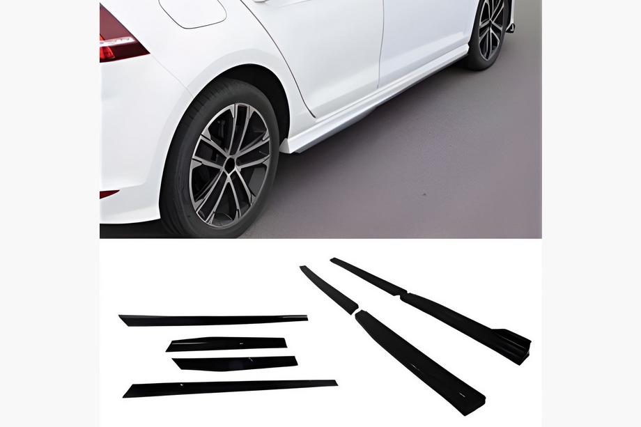 Volkswagen Golf 7/E-Golf 2012–2020 Boční prahy DPT V-3 (černý lesk) Image