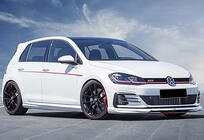 Volkswagen Golf 7/E-Golf 2012–2020 Boční prahy DPT V-5 (černý lesk) fotografie 1