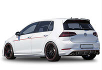 Volkswagen Golf 7/E-Golf 2012–2020 Boční prahy DPT V-5 (černý lesk) fotografie 3