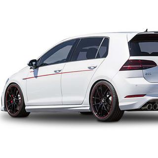 Boční prahy DPT V-5 (černý lesk) Volkswagen Golf 7/E-Golf 2012–2020 fotografie 4