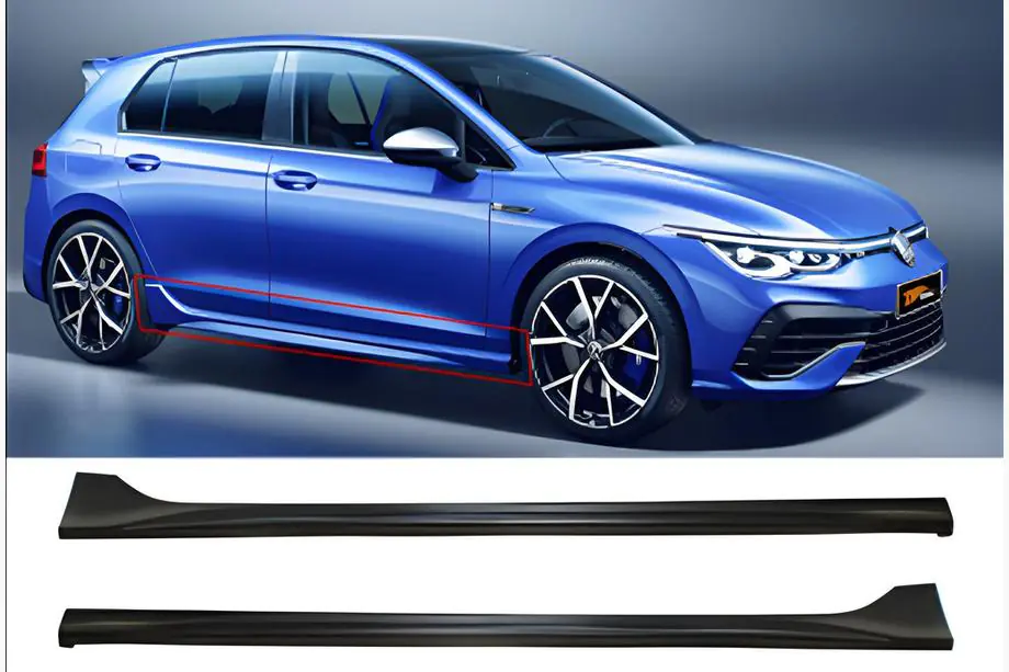 Volkswagen Golf 8 2019– Boční prahy DPT V-3 (k lakování) Image