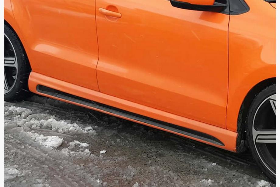 Volkswagen Polo 2010–2017 Boční prahy DPT V-4 (k lakování) Image