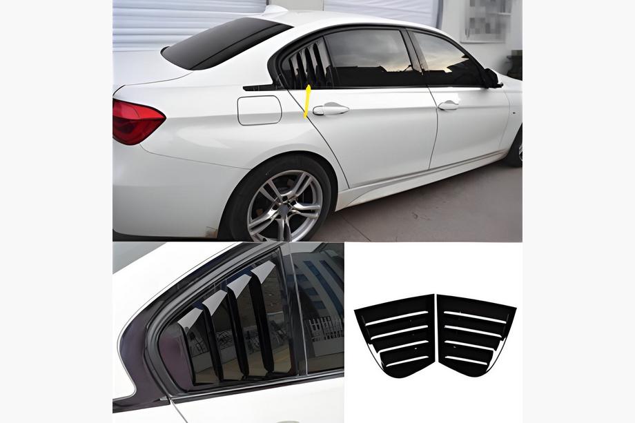 BMW řada 3 F30/F31 2012–2019 Kryty zadních oken DPT (černý lesk, 2 ks) Image