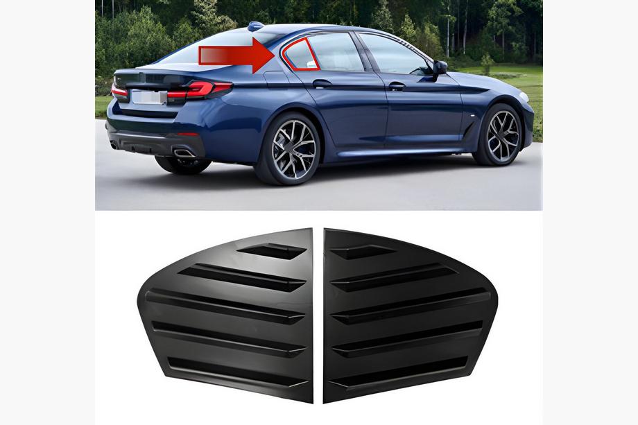 BMW řada 5 G30/G31 2017–2023 Kryty zadních oken DPT (černý lesk, 2 ks) Image