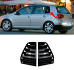 Volkswagen Golf 5 2003–2009 Kryty zadních oken DPT (černý lesk, 2 ks) fotografie 1