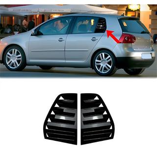 Kryty zadních oken DPT (černý lesk, 2 ks) Volkswagen Golf 5 2003–2009