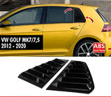 Volkswagen Golf 7/E-Golf 2012–2020 Kryty zadních oken DPT V-2 (černý lesk, 2 ks) fotografie 1