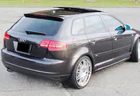 Audi A3 2003–2012 Spoiler DPT V-4 (černý lesk) fotografie 4