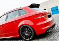 Audi A3 2012–2020 Spoiler DPT V-1 (HB, černý lesk) fotografie 1