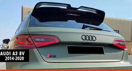 Audi A3 2012–2020 Spoiler DPT V-3 (HB, 5 dveří, lesklá černá) fotografie 1