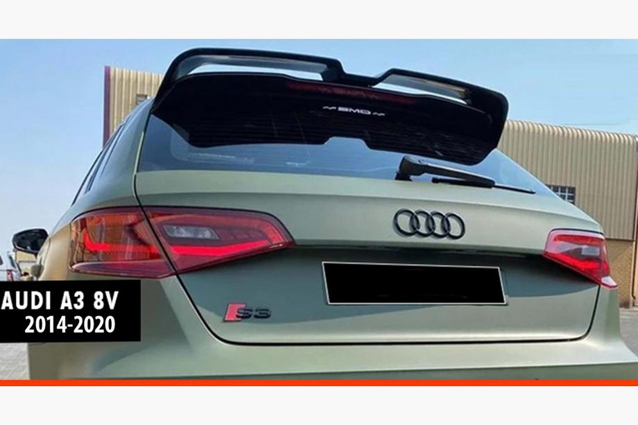 Audi A3 2012–2020 Spoiler DPT V-3 (HB, 5 dveří, lesklá černá) Image
