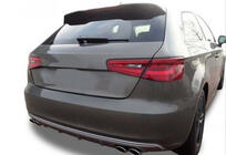 Audi A3 2012–2020 Spoiler DPT V-4 (2012-2016, černý lesk) fotografie 2