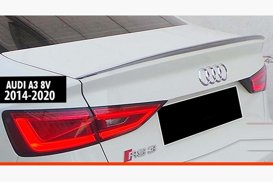 Audi A3 2012–2020 Spoiler DPT V-6 (2014-2020, černý lesk) Image