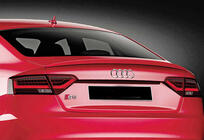 Audi A5 2007–2015 Spoiler DPT V-2 (pro Sedan, černý lesk) fotografie 4