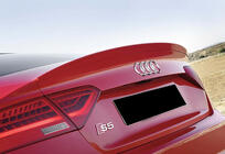 Audi A5 2007–2015 Spoiler DPT V-2 (pro Sedan, černý lesk) fotografie 6