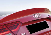 Audi A5 2007–2015 Spoiler DPT V-2 (pro Sedan, černý lesk) fotografie 1