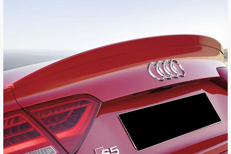 Audi A5 2007–2015 Spoiler DPT V-2 (pro Sedan, černý lesk) Image