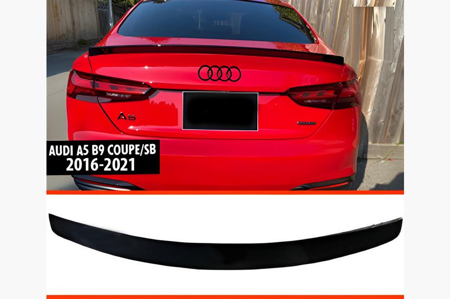 Audi A5 2016–2025 Spoiler DPT V-2 (2016-2021, Coupé/Sedan, černý lesk) Fotografie 1