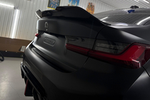 BMW řada 3 G20/G21 2018– Spoiler ve stylu PSM (pro G20/G80, lesklá černá) fotografie 7