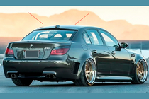 BMW řada 5 E60/E61 2003–2010 Spoiler DPT V-2 (černý lesk) fotografie 1