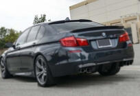 BMW řada 5 F10/F11 2010–2016 Spoiler M4-Style V1 (pro F10, lesklá černá) fotografie 4