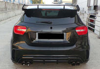 Mercedes A-class W176 2012–2018 Spoiler DPT V-1 (černý lesk) fotografie 5