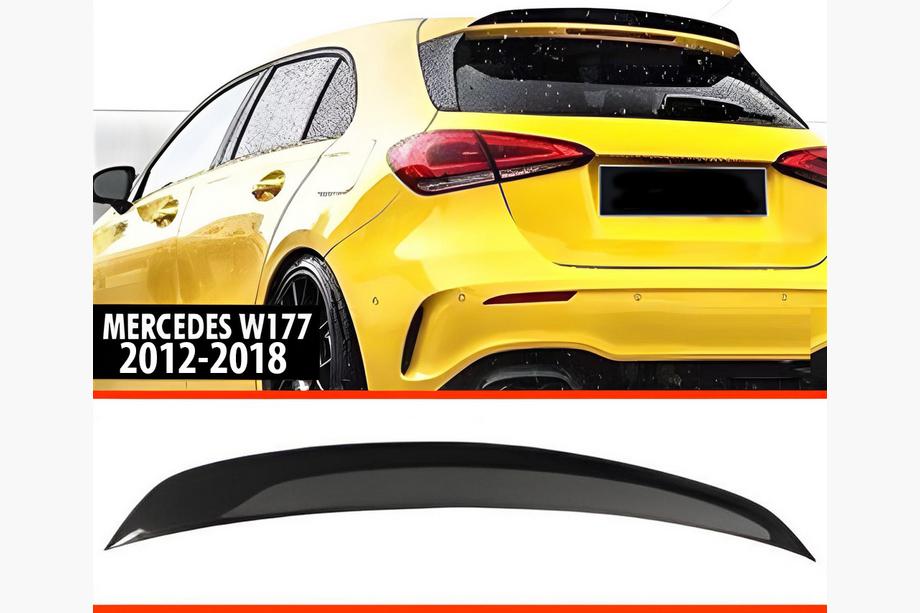 Mercedes A-class W176 2012–2018 Spoiler DPT V-4 (černý lesk) Image