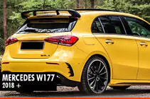 Mercedes A-class W177 2018– Spoiler DPT V-1 (černý lesk) fotografie 1