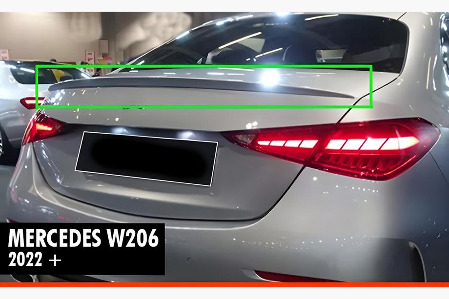 Mercedes C-class W206 2022– Spoiler DPT (černý lesk) Image
