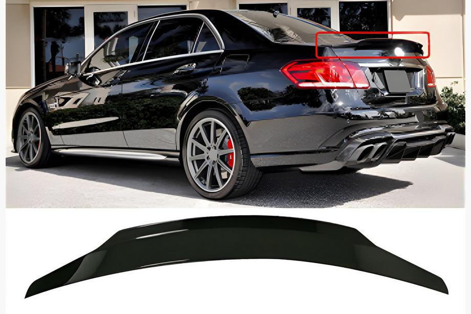 Mercedes E-Class W212 2009–2016 Spoiler DPT V-2 (černý lesk) Fotografie 1