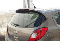 Opel Corsa D 2007–2014 Spoiler DPT (černý lesk) fotografie 2