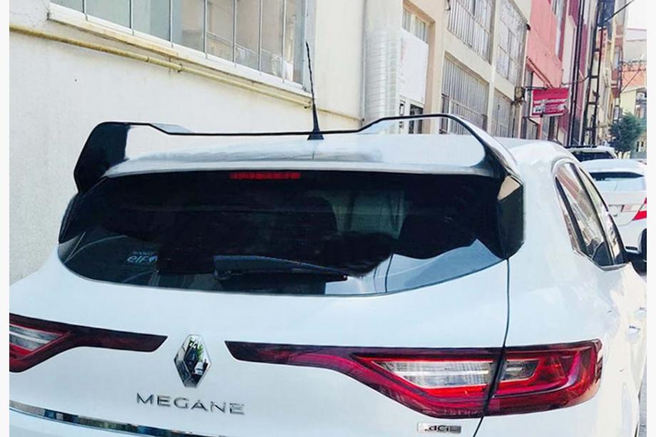 Renault Megane IV 2016–2025 Spoiler DPT (HB, černý lesk) Image