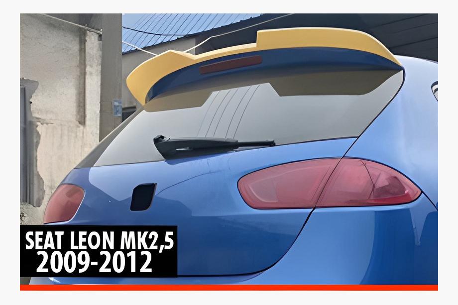 Seat Leon 2005–2012 Spoiler DPT V-3 (2009-2012, černý lesk) Image