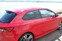Seat Leon 2013–2020 Spoiler DPT V-1 (2 dveře, černý lesk) fotografie 2
