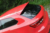 Seat Leon 2013–2020 Spoiler DPT V-1 (2 dveře, černý lesk) fotografie 1