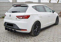 Seat Leon 2013–2020 Spoiler DPT V-8 (černý lesk) fotografie 3