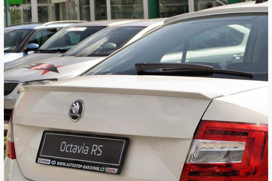 Skoda Octavia III A7 2013–2019 Spoiler DPT V-1 (černý lesk) Image