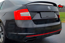 Skoda Octavia III A7 2013–2019 Spoiler DPT V-5 (černý lesk) fotografie 3