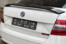 Skoda Octavia III A7 2013–2019 Spoiler DPT V-5 (černý lesk) fotografie 1