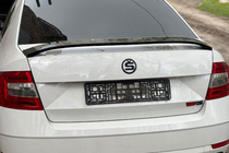 Skoda Octavia III A7 2013–2019 Spoiler DPT V-5 (černý lesk) fotografie 2