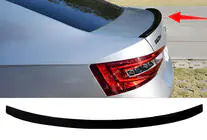 Skoda Superb 2015–2024 Spoiler DPT V-1 (2019-2024, černý lesk) fotografie 1