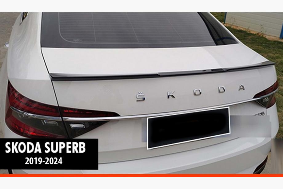 Skoda Superb 2015–2024 Spoiler DPT V-3 (2019-2024, černý lesk) Image