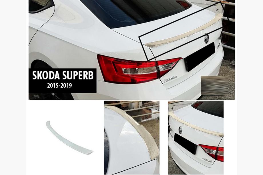 Skoda Superb 2015–2024 Spojler DPT V-2 (2015-2019, k lakování) Image
