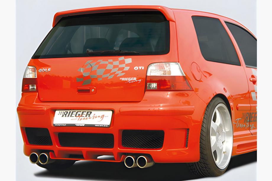 Volkswagen Golf 4 1997–2006 Spoiler DPT V-2 (HB, černý lesk) Image