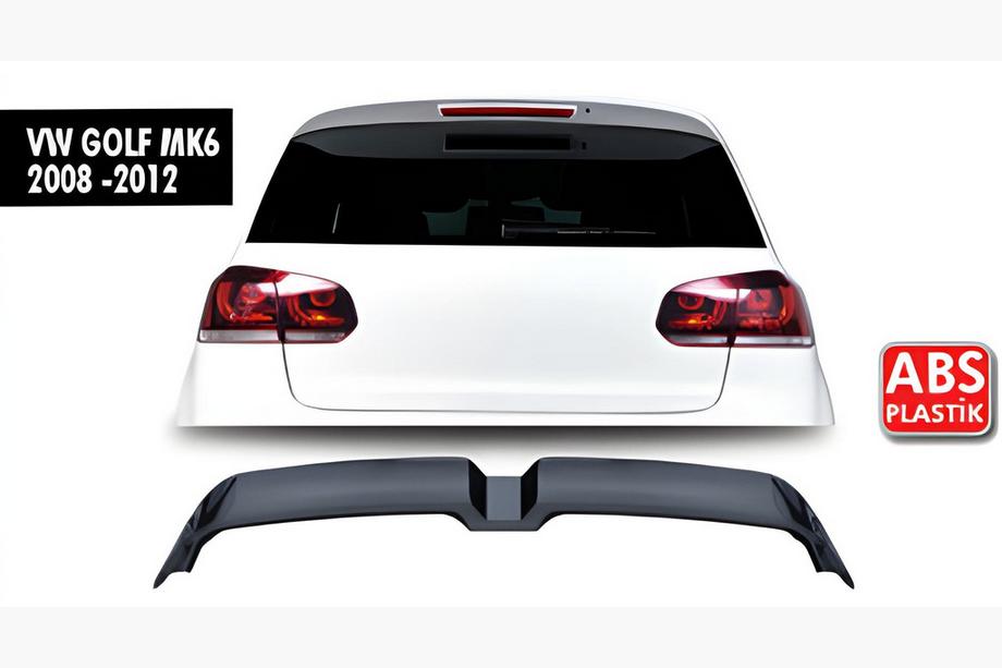 Volkswagen Golf 6 2008–2014 Spoiler DPT V-3 (HB, černý lesk) Image