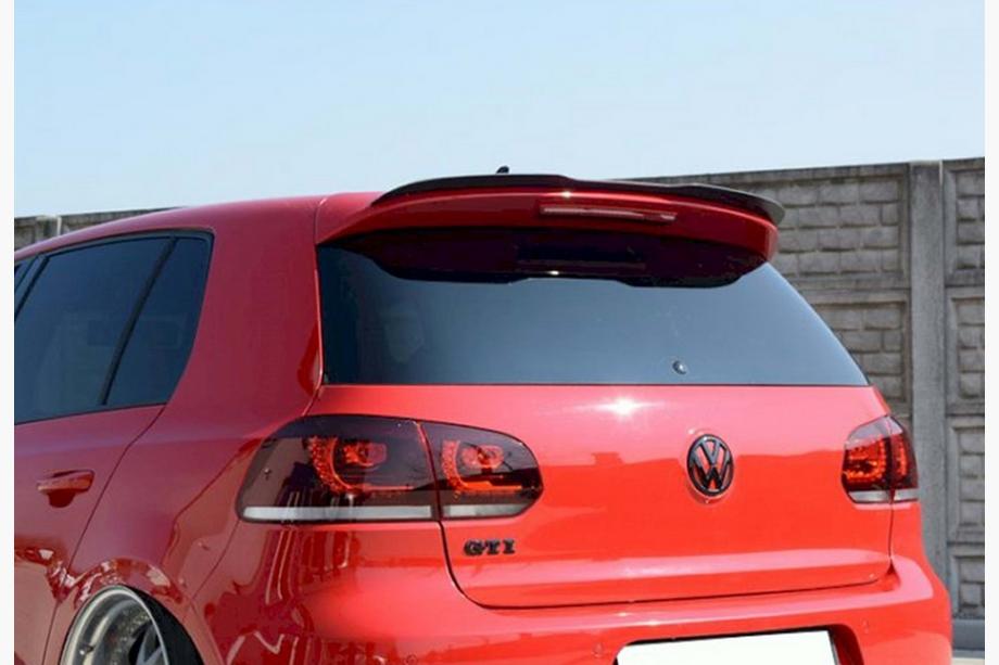 Volkswagen Golf 6 2008–2014 Spoiler DPT V-4 (HB, černý lesk) Fotografie 1