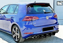 Volkswagen Golf 7/E-Golf 2012–2020 Spoiler DPT V-9 (pro GTI / R HB, černý lesk) fotografie 3
