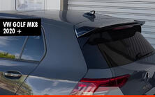 Volkswagen Golf 8 2019– Spoiler DPT V-2 (HB, černý lesk) fotografie 1
